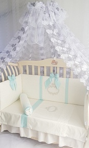 Набор в кроватку для новорожденных Ecoline MILANA 