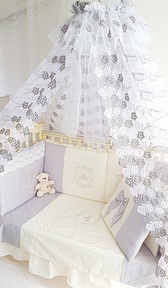 Набор в кроватку для новорожденных Ecoline Areseli 