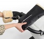 Муфта-рукавички для коляски Esspero Double Leatherette (Натуральная шерсть)  
