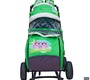 Санки-коляска SNOW GALAXY City-2 на больших колёсах Ева+сумка+варежки