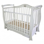 Кровать Кедр Bella 1 с маятником и ящиком