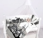 Комплект в кроватку 7 предметов AmaroBaby EXCLUSIVE Creative Collection RIDE ON BIKE