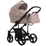 Детская коляска Bebetto MAGNUM LIGHT PRO 3в1 кожа 