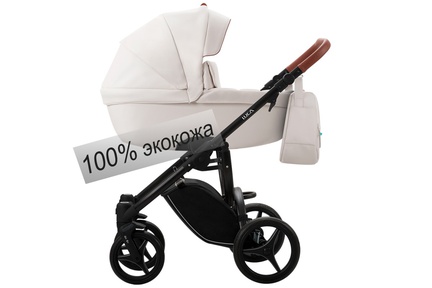Детская коляска Bebetto Luca PRO (100% эко кожа) 3 в 1 