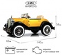 Детский ретро электромобиль Rivertoys X005XX 