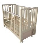 Детская кровать Кедр Lada с маятником, автостенкой, ящиком