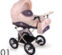 Детская коляска Lonex Julia Baronessa 3 в 1 с автолюлькой