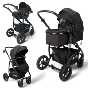 Коляска трансформер Bubago Zoom 3в1 с автокреслом