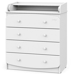 Комод Indigo Classic 800/4 c откидным пеленальным столиком, МДФ, ЛДСП