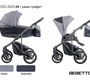 Детская коляска 3 в 1 Bebetto Bresso 2020 (экокожа+ткань) 