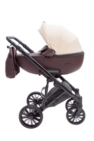 Детская коляска Everflo Soft 3 в 1 (эко кожа+ткань) с автолюлькой