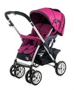 Прогулочная коляска Liko Baby AU 258 с перекидной ручкой