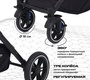 Прогулочная коляска MOWBaby TURBO 2.0 MB021 (перекид ручка)