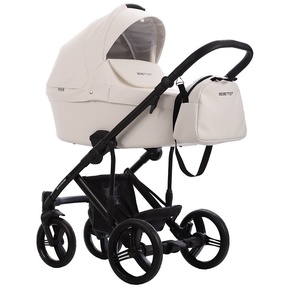 Детская коляска Bebetto MAGNUM LIGHT PRO 3в1 кожа 