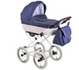 Коляска Lonex Classic Retro 2 в 1 белый ротанг