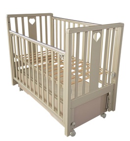 Детская кровать Кедр Lada с маятником, автостенкой, ящиком