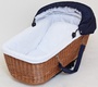 Коляска Lonex Classic Retro 2 в 1 белый ротанг