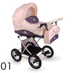 Детская коляска Lonex Julia Baronessa 3 в 1 с автолюлькой