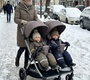 Коляска для двойни BubaGO DUO X с автоматическим сложением