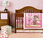 Комплект для детской кроватки Giovanni Pink ZOO ("Shapito") 7 пред.  