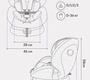Автокресло RANT НИТРО нью (NITRO New) isofix UB619 