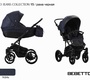 Коляска 3 в 1 Bebetto Tito Jeans Collection 
