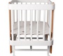 Кровать Indigo Bella 3в1 продольный маятник на колесах