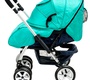 Прогулочная коляска Liko Baby AU 258 с перекидной ручкой