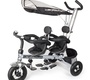 Трехколесный велосипед для двойни  и погодок Small Rider Platinum