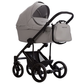 Детская коляска Bebetto MAGNUM LIGHT PRO 3в1 кожа 