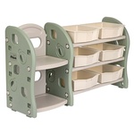 Стеллаж для игрушек с ящиками и приставкой (книжная) PITUSO 3 полки Oliva 