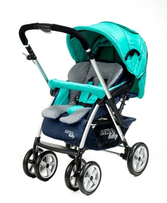 Прогулочная коляска Liko Baby AU 258 с перекидной ручкой