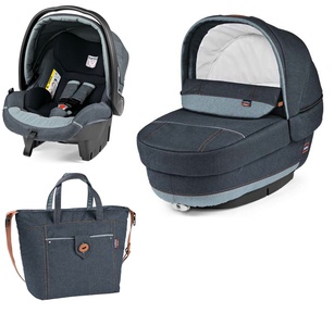 Комплект Peg Perego Set Modular Elite (люлька, автокресло, сумка)