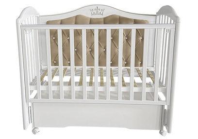 Кровать Кедр Emily 4 маятник, колеса, ящик