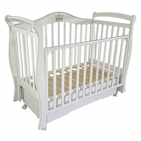 Детская кровать Антел Julia 11 автостенка, маятник, колеса