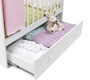 Кровать Sweet Baby Rosa маятник с ящиком 