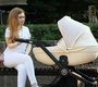 Детская коляска 3 в 1 Retrus Makan с автокреслом (эко кожа/ткань)