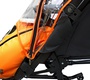 Санки-коляска SNOW GALAXY City-1-1 на больших надувных колёсах+сумка+варежки