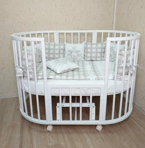 Детская кровать Mika ART LUX 8 в 1 с маятником купить в интернет-магазине вМоскве 2023 года