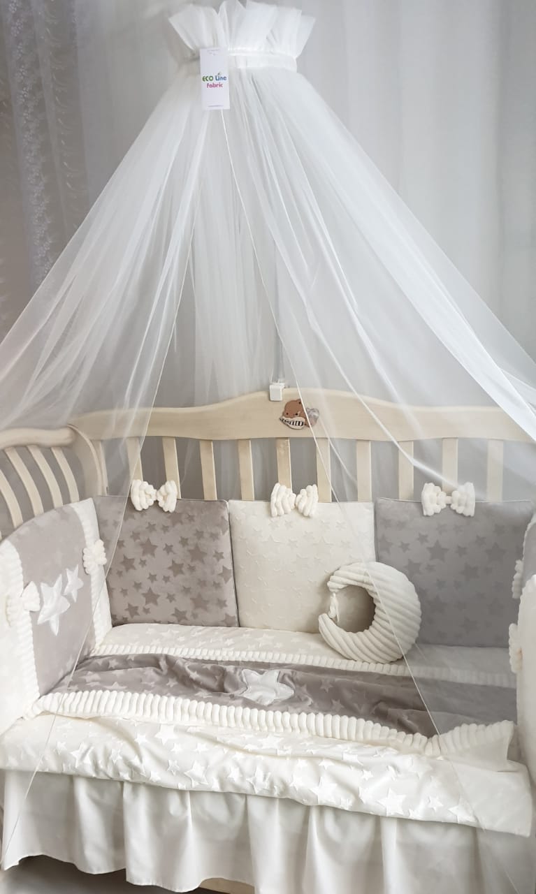 Бортики в кроватку для новорожденных - Сонный Гномик